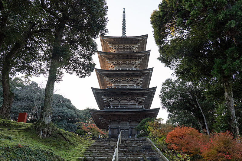 北陸唯一となる五重塔