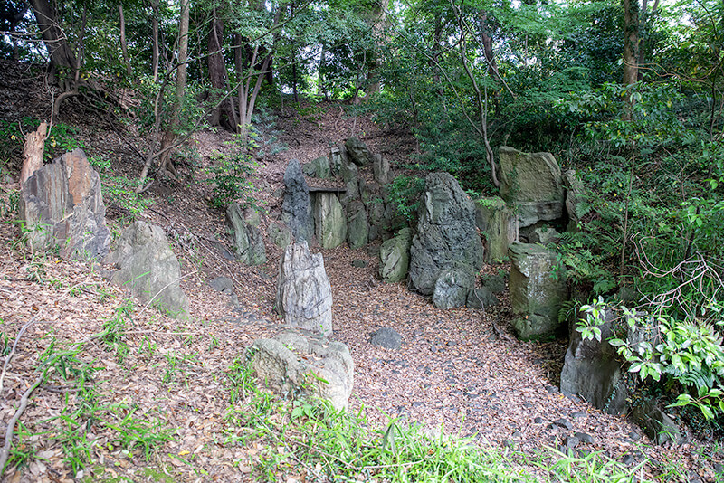 渓谷山水の構成