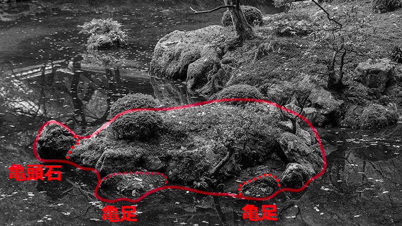 南禅院の亀島を解説