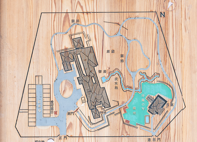 沼津御用邸　東附属邸案内図