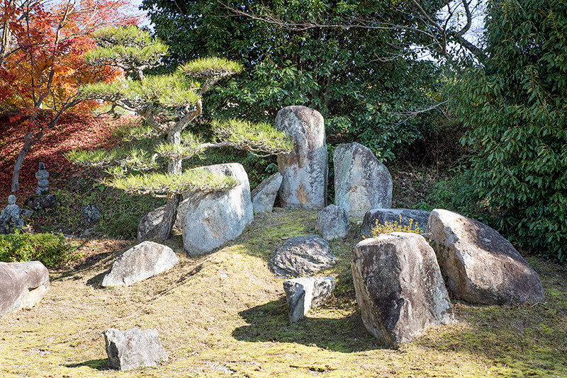 鶴石組を兼ねた蓬莱山
