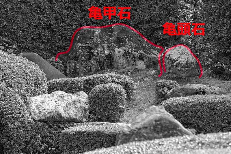 亀甲石と亀頭石