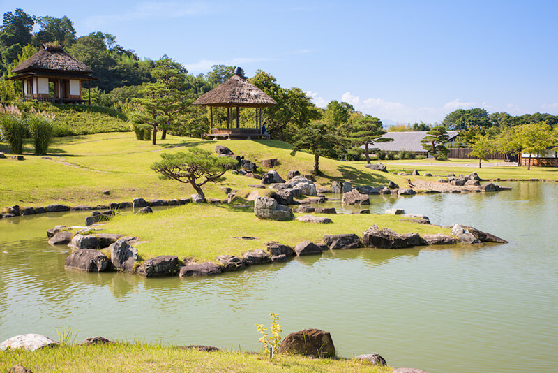 楽山園　昆明池