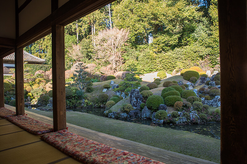 本堂北からの眺め