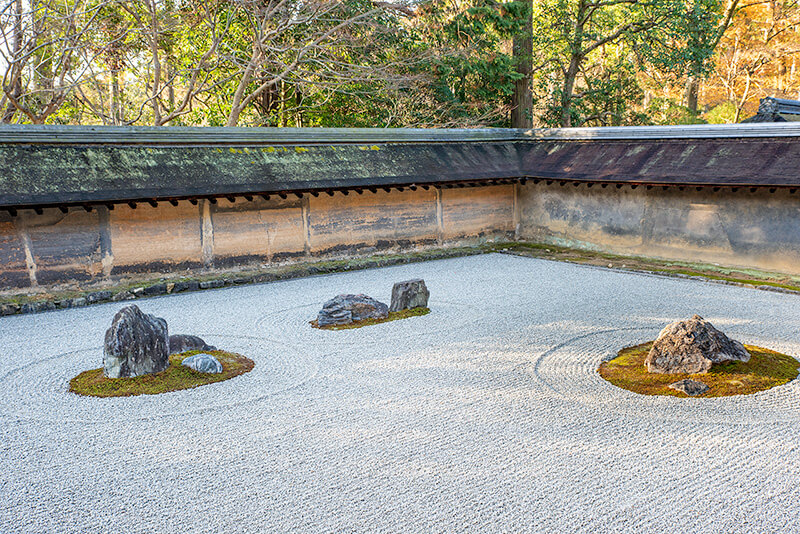龍安寺の石庭　西部