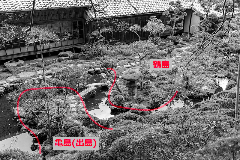 鶴亀庭園 解説
