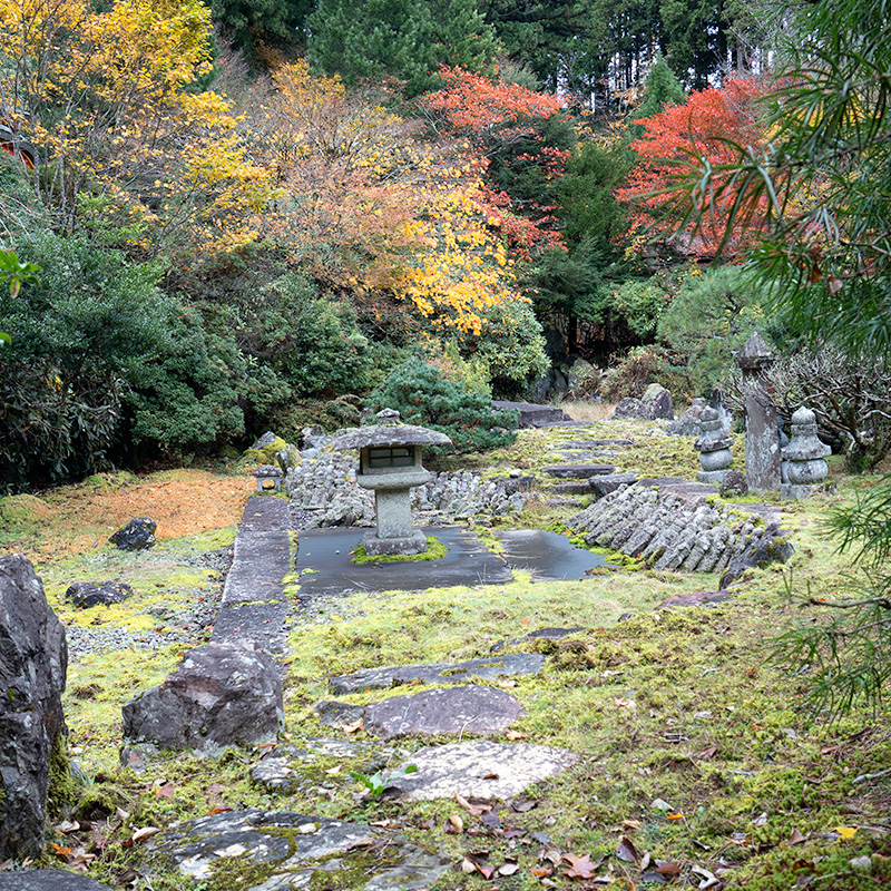 池泉回遊式庭園の南部