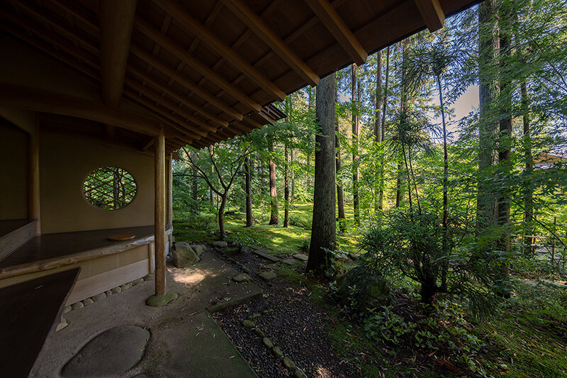 東屋からの眺め