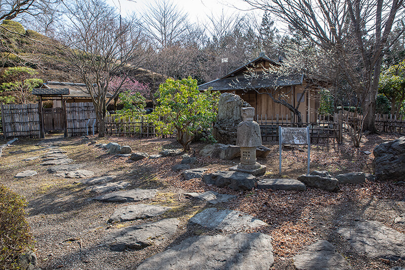 第2の広場にある見本庭園