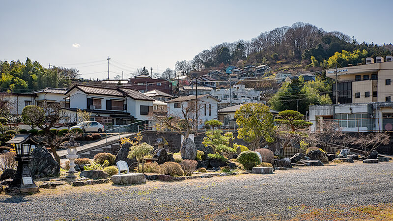 三波石見本庭園　全景