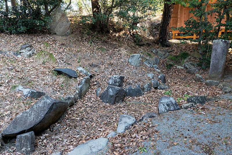 かつては池泉庭園