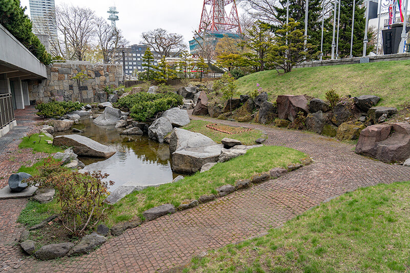 札幌テレビ塔の近く