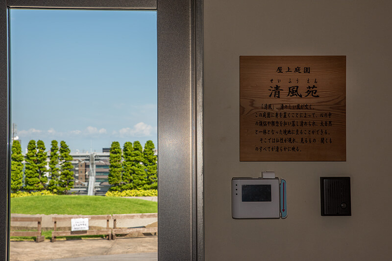 屋上庭園　清風苑