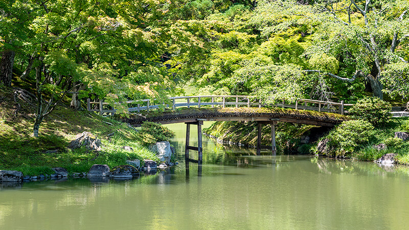仙洞御所　もみじ橋