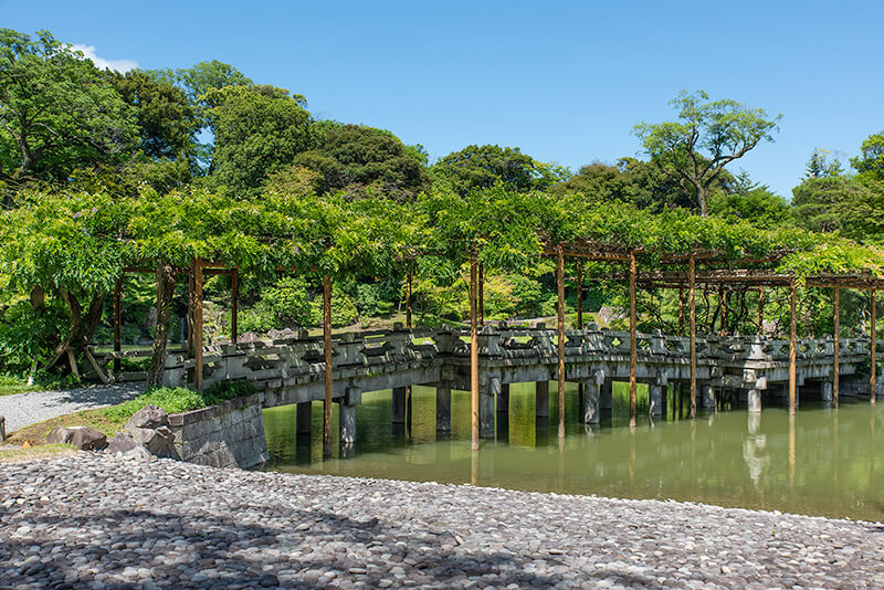 仙洞御所　八ッ橋と洲浜