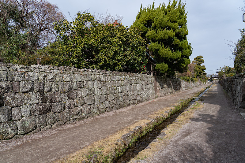 武家屋敷街　水路