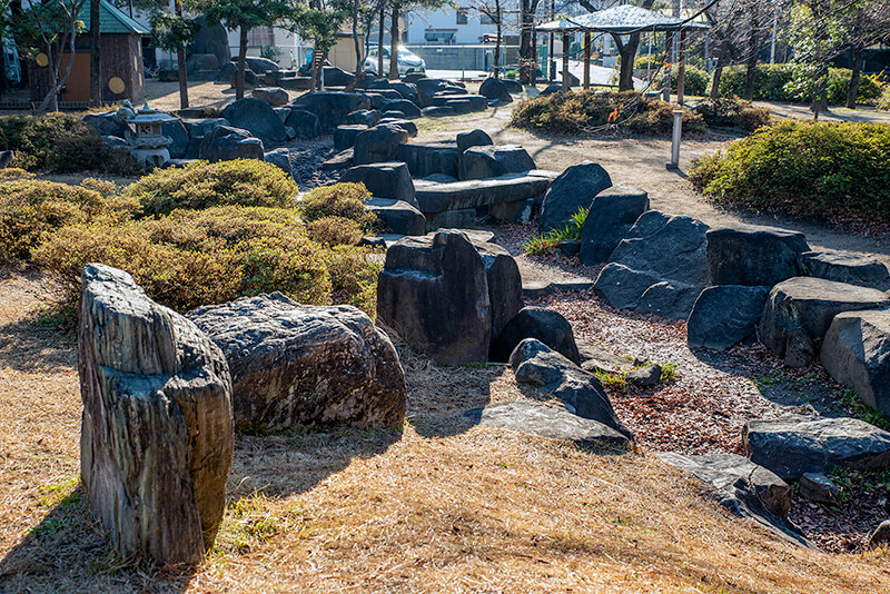 当初からの日本庭園