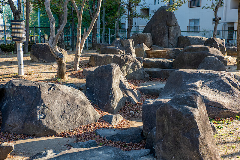 当初からの日本庭園