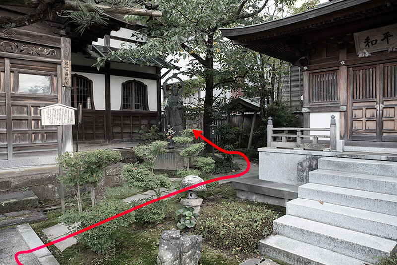 庭園の行き方