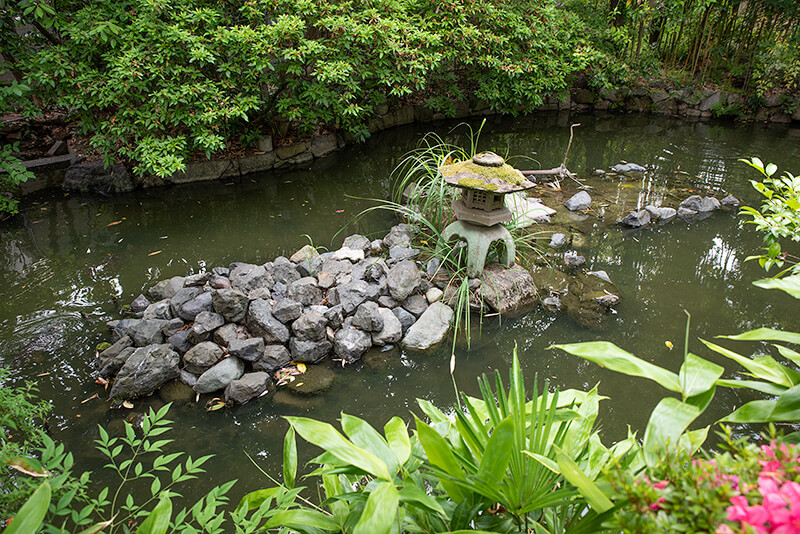 平安時代は天皇のための庭園であった場所