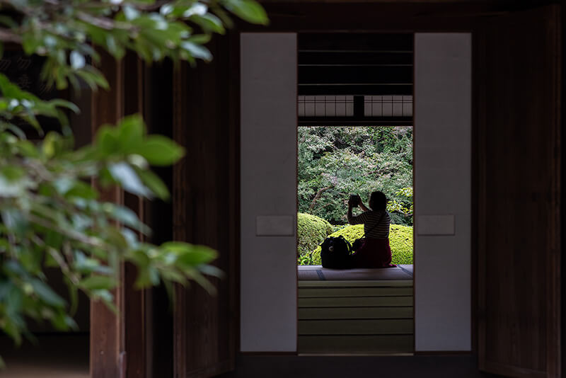 詩仙堂　額縁庭園
