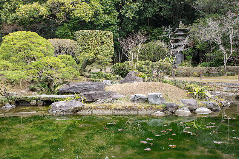 桂離宮天橋立の景色に似た造形