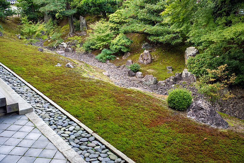 方丈後庭である「裏方丈庭園」