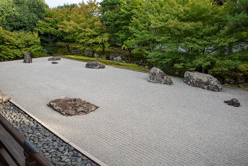 相国寺　開山塔庭園（龍渕水の庭）