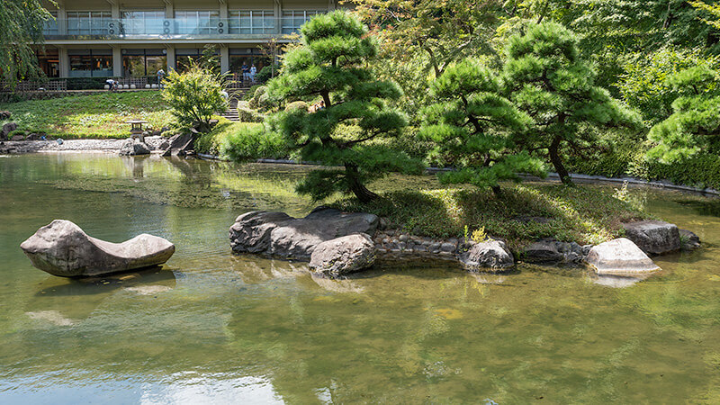 舟石と亀島