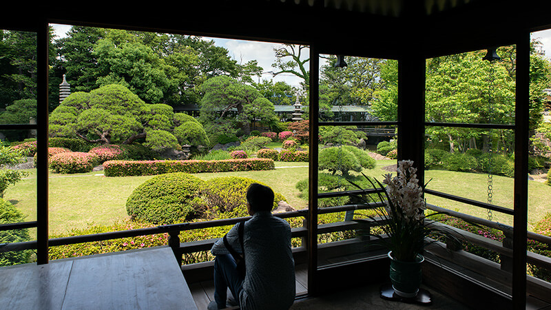 大客殿の物見台
