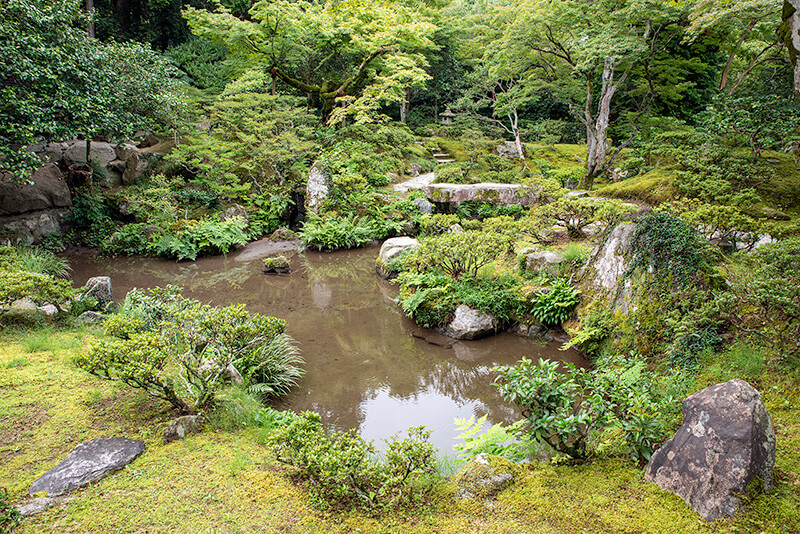 中離宮の池泉庭園