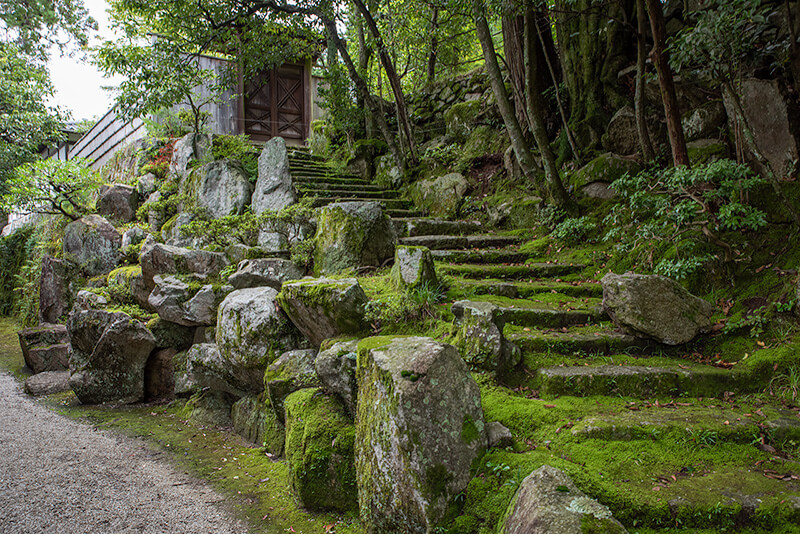 林丘寺（りんきゅうじ）へ繋がる石段