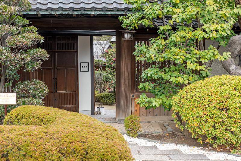 太閤園　日本庭園入り口