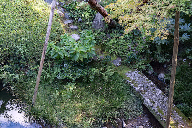 飛石と切石橋