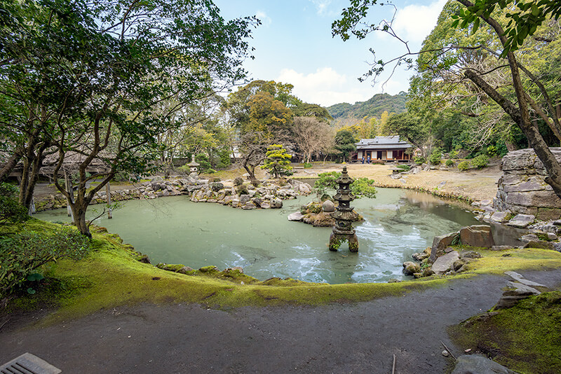 庭園と茶室のある「下御庭」