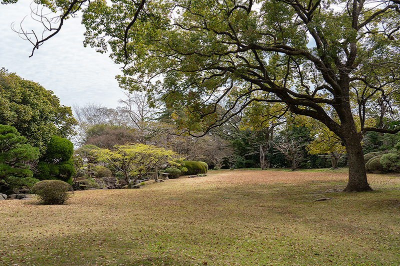 別棟跡庭園