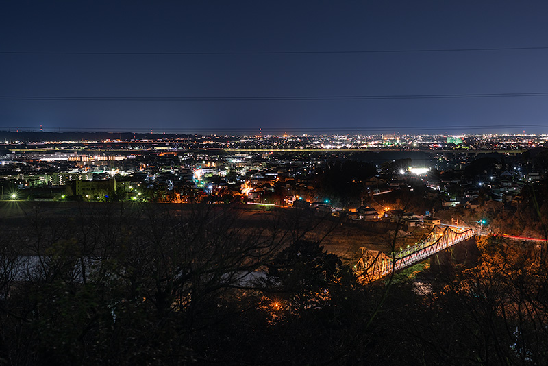 鳥羽山公園の夜景