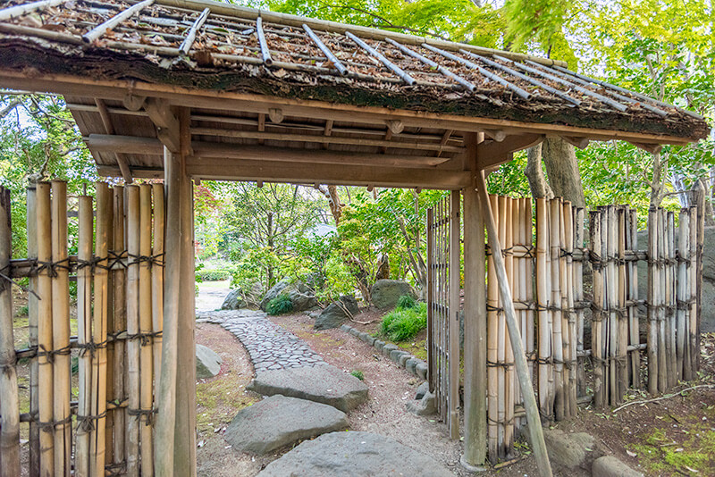 日本庭園の入り口