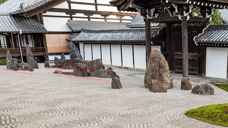 東福寺　南庭（四仙島）