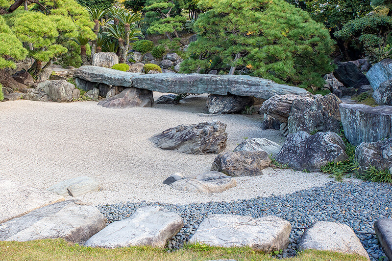 旧徳島城表御殿庭園　枯山水