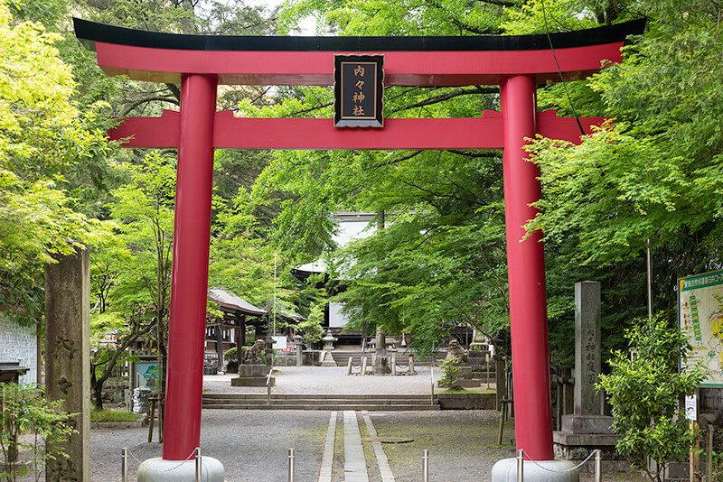 内津神社　鳥居