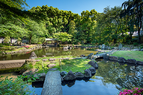 靖国神社 神池庭園