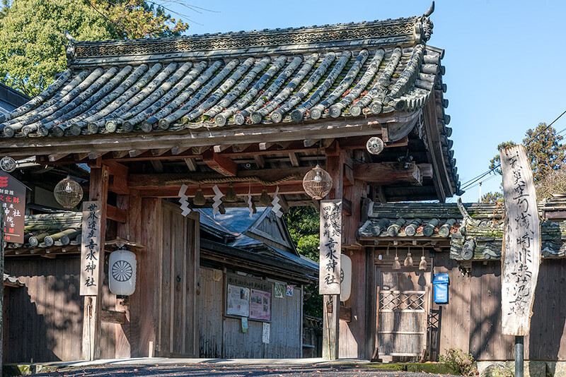 吉水神社　神門