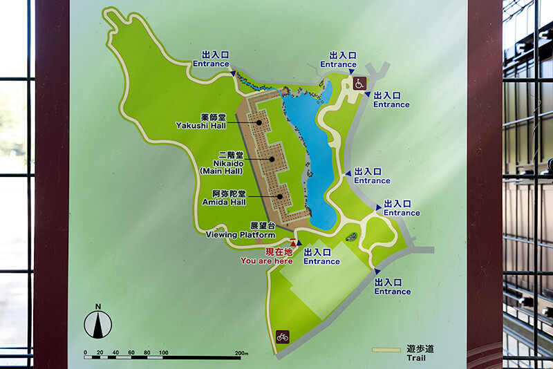 永福寺跡の案内図