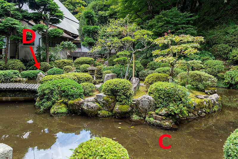 亀島を北側から眺める