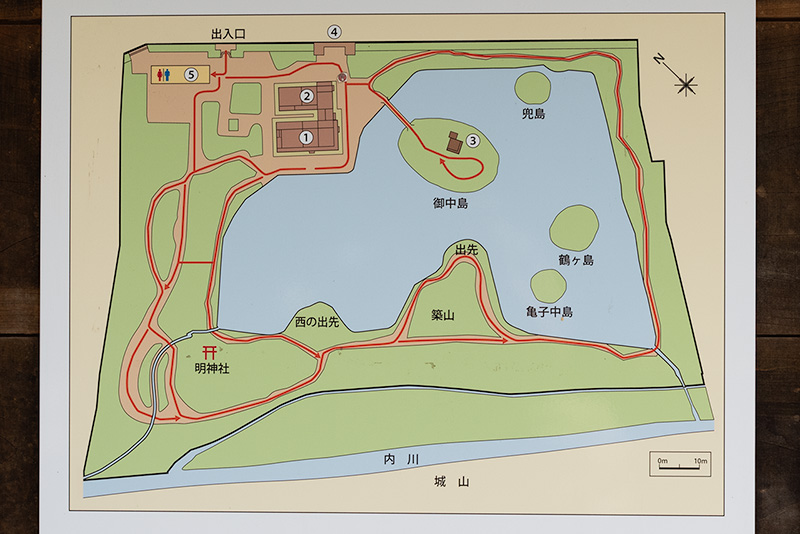 旧有備館の案内図