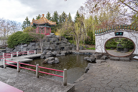 百合が原公園　世界の庭園