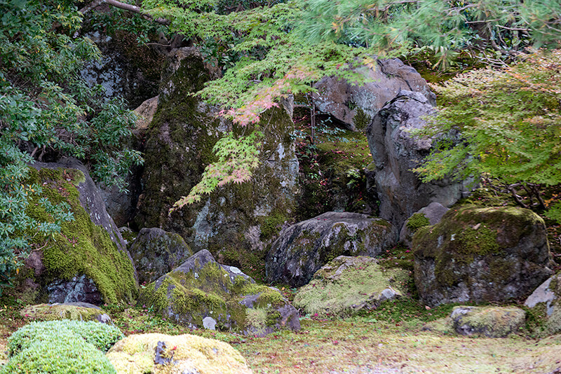 枯山水「鹿野園」　枯滝石組